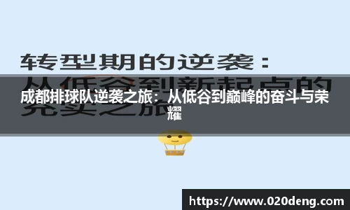 成都排球队逆袭之旅:从低谷到巅峰的奋斗与荣耀